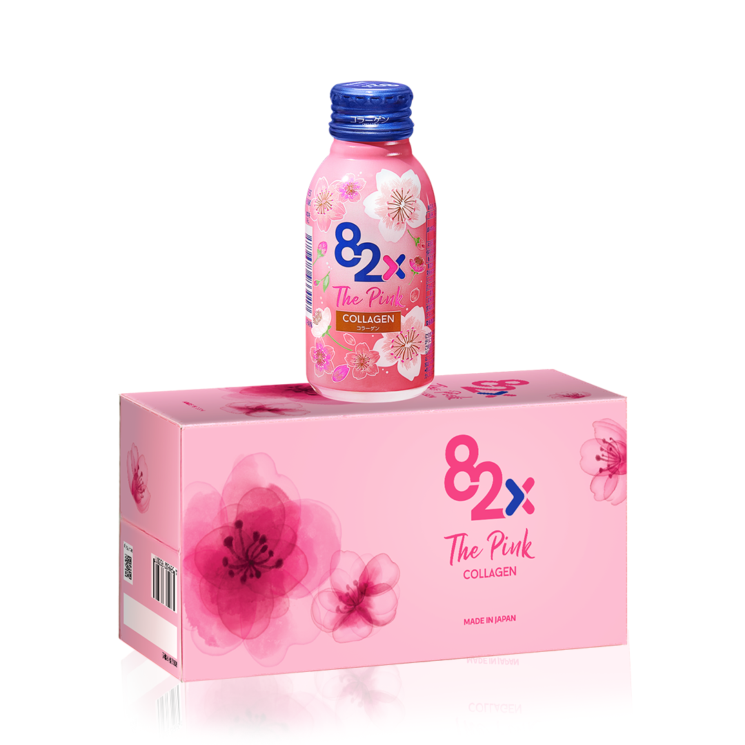 82X The Pink Collagen |1000mg Collagen Peptides (100ml / can