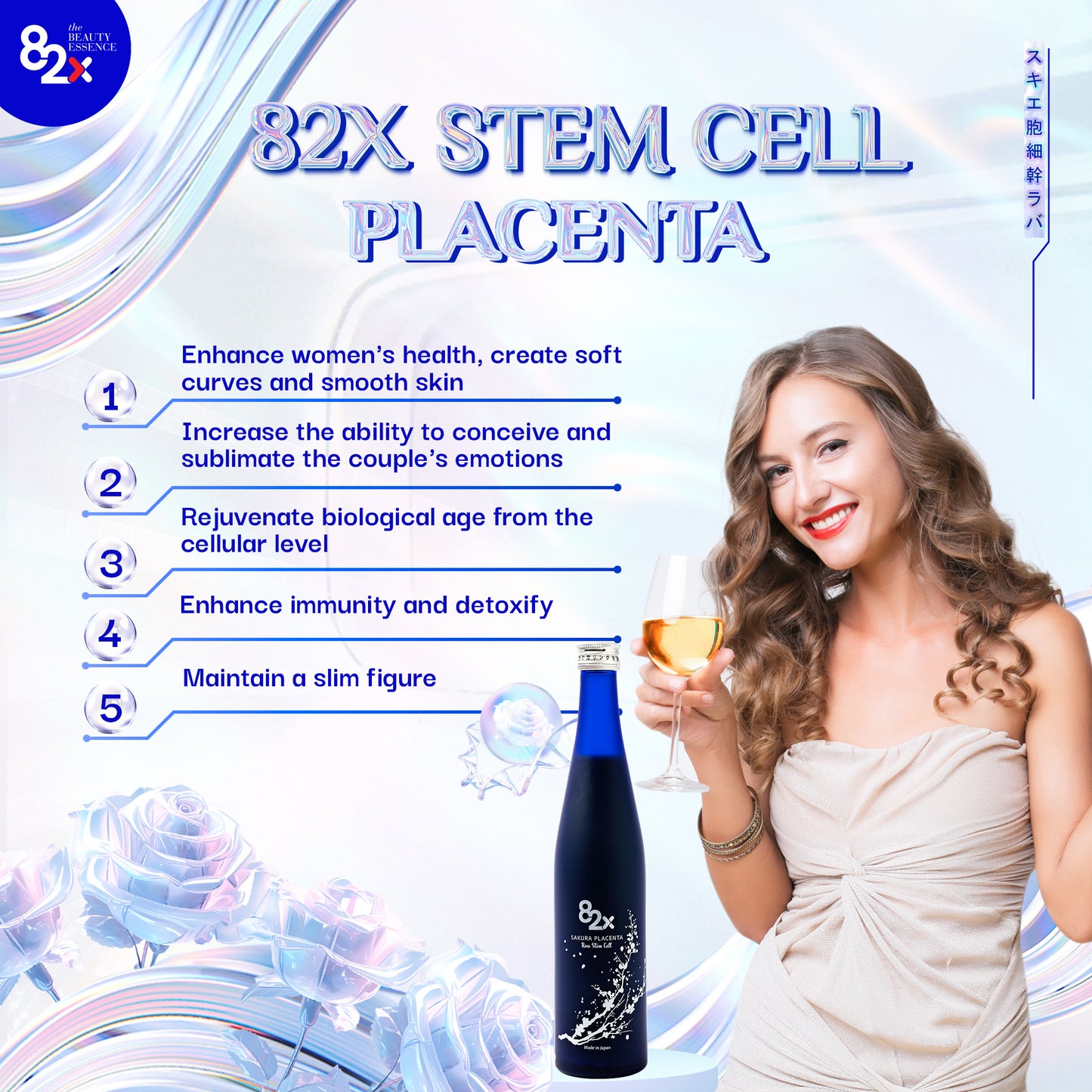 82X STEM CELL PLACENTA - THE SECRET TO THE INNER BEAUTY