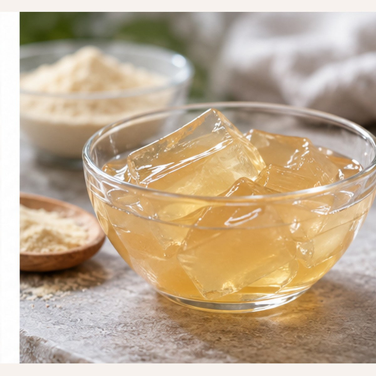 Square conceptual editorial thumbnail for Does Gelatin Have Collagen? How Gelatin and Peptides Differ
