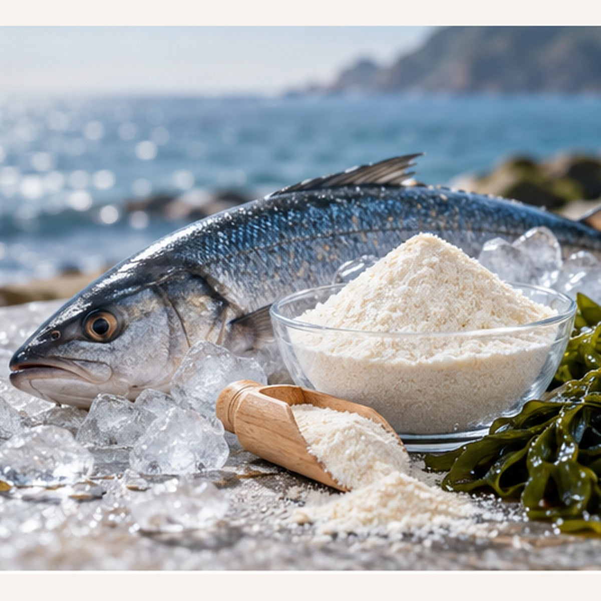 Square conceptual editorial thumbnail for Marine Collagen: Benefits, Sources, Safety and Buying Guide