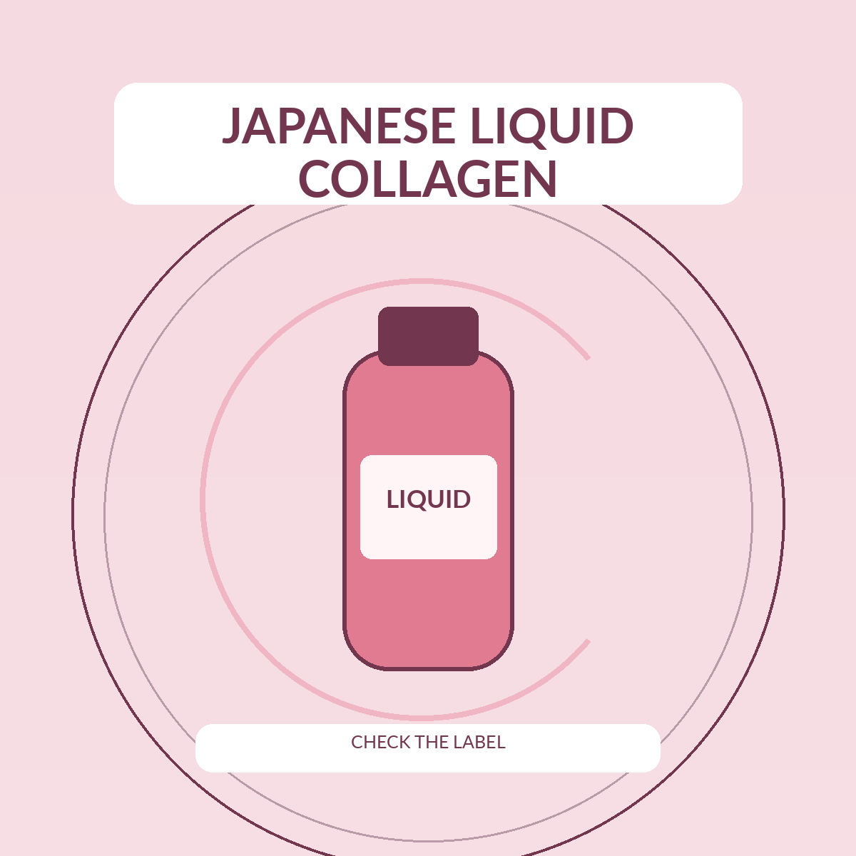 Japanese liquid collagen bottle and buyer checklist