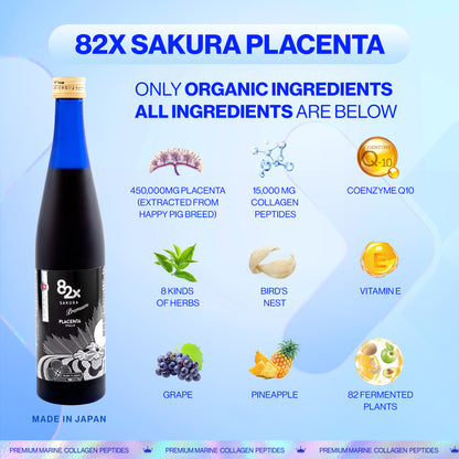 82X Sakura Placenta - White & Contour