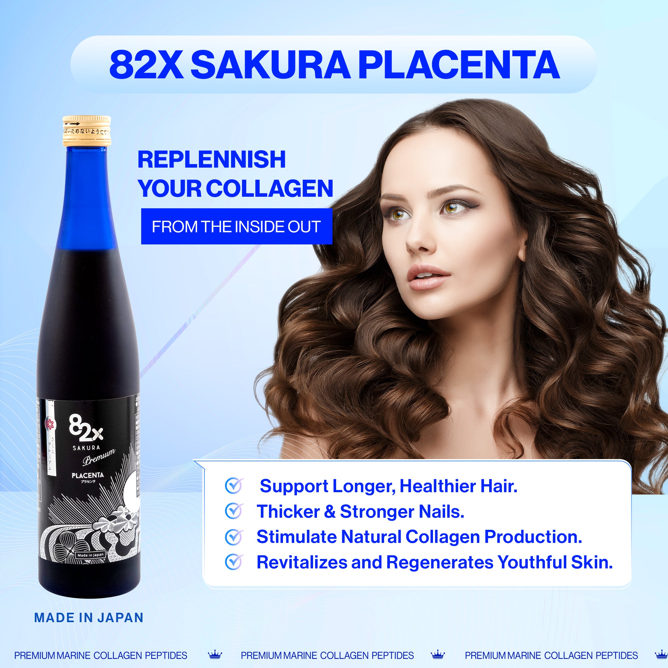 82X Sakura Placenta Premium - The best beauty and healthy drink