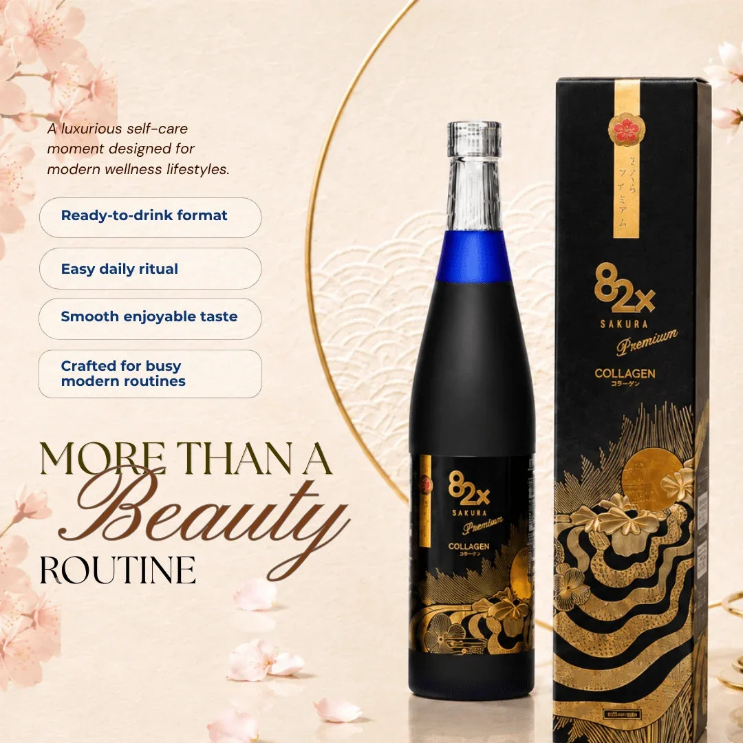 82X Sakura Japanese Liquid Marine Collagen Drink 500ml – 82X 82X Sakura Japanese Liquid Marine Collagen Drink 500ml – 82X