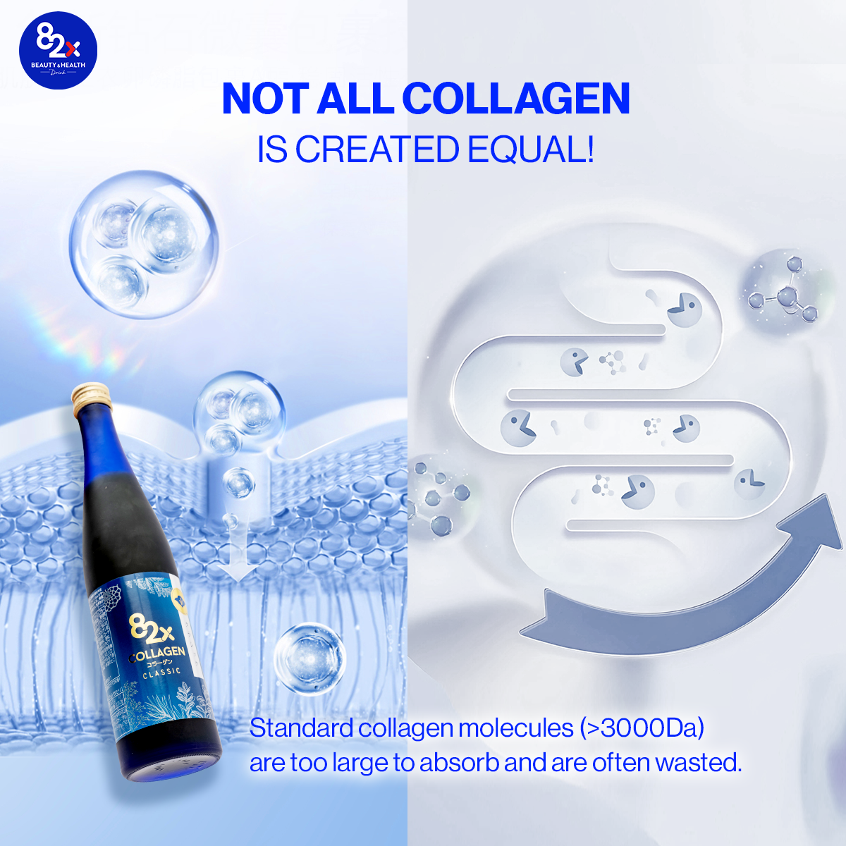 82X Classic Collagen Drink 120,000mg – Skin, Sleep & Joint